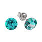 Hopeiset korvakorut, Classic, Blue ZIrcon, Swarovskin kristalleilla DS02A919 hinta ja tiedot | Korvakorut | hobbyhall.fi