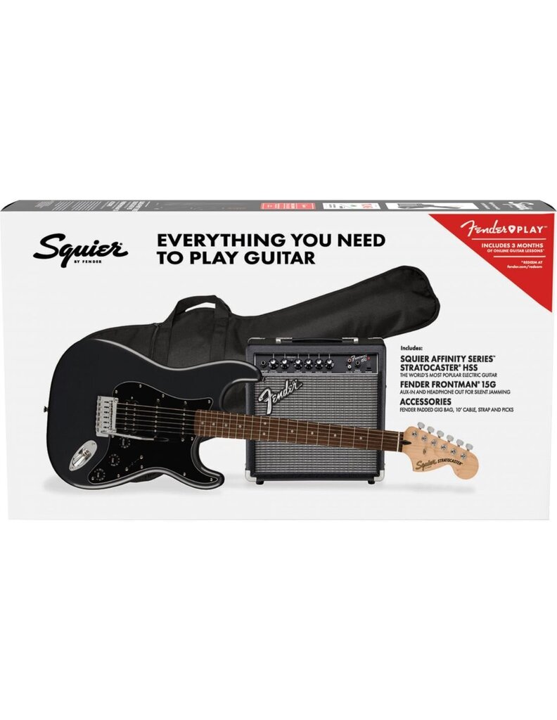 Elektrinės gitaros komplektas Fender Affinity Strat HSS & Frontman 15G hinta ja tiedot | Kitarat | hobbyhall.fi