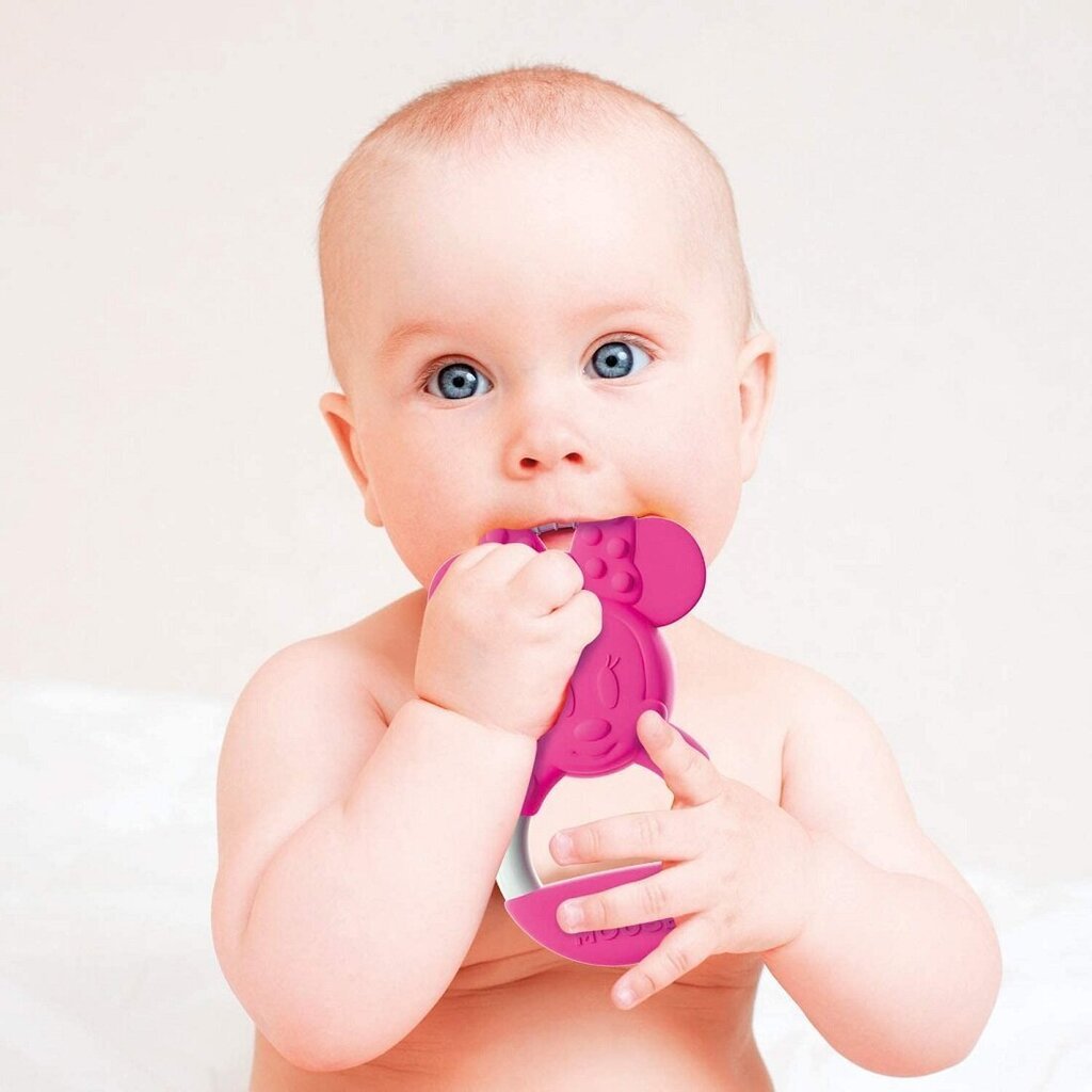 Clementoni Baby Mickey Teether pinkki 17342 hinta ja tiedot | Purulelut | hobbyhall.fi