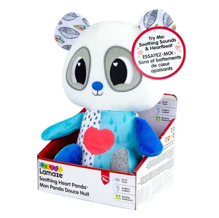 Tomy Lamaze Panda Beating Heart L27470 hinta ja tiedot | Vauvan lelut | hobbyhall.fi