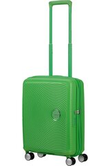 Matkalaukku American Tourister Soundbox Spinner Expandable 55cm, vihreä hinta ja tiedot | Matkalaukut ja -kassit | hobbyhall.fi