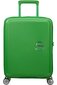 Matkalaukku American Tourister Soundbox Spinner Expandable 55cm, vihreä hinta ja tiedot | Matkalaukut ja matkakassit | hobbyhall.fi