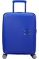 Matkalaukku American Tourister Soundbox Spinner Expandable 55cm, sininen hinta ja tiedot | Matkalaukut ja matkakassit | hobbyhall.fi