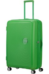 Keskikokoinen matkalaukku American Tourister Soundbox Spinner Expandable 67cm, vihreä hinta ja tiedot | Matkalaukut ja -kassit | hobbyhall.fi