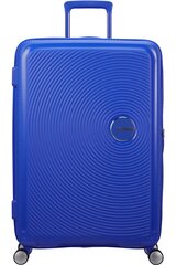 Iso matkalaukku American Tourister Soundbox Spinner Expandable 77cm, sininen hinta ja tiedot | Matkalaukut ja -kassit | hobbyhall.fi