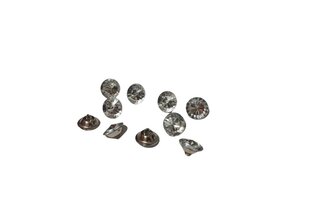 Verhoilukristallinappi 20x15mm metallipohjalla, 10 kappaleen sarja hinta ja tiedot | Forrestdecor Huonekalujen lisätarvikkeet | hobbyhall.fi