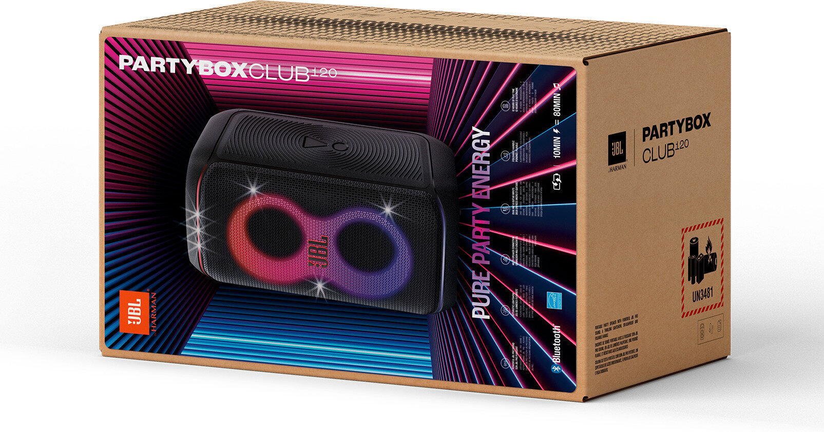 JBL PartyBox Club 120 Black hinta ja tiedot | Kaiuttimet | hobbyhall.fi