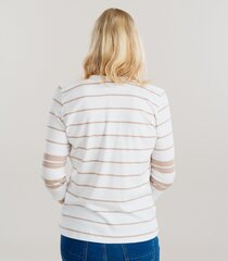 Zabaione naisten paita CAROLINE TSP*01, valkoinen/beige 4067218257110 hinta ja tiedot | Naisten paidat | hobbyhall.fi
