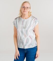 Hailys naisten t-paita SANI TS*7439, vihreä/beige 4068696130988 hinta ja tiedot | Naisten T-paidat | hobbyhall.fi
