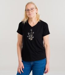 Naisten T-paita 202204 01, musta/ kulta 202204*01-052 hinta ja tiedot | Naisten T-paidat | hobbyhall.fi