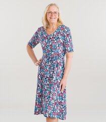 Naisten mekko 232109 01, laivastonsininen/turkoosi 232109*01-XL hinta ja tiedot | Mekot | hobbyhall.fi