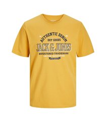 Jack & Jones Miesten T-paita 12254862*01, keltainen 5715602836340 hinta ja tiedot | Miesten T-paidat | hobbyhall.fi