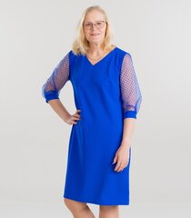 Naisten mekko 233102 01, sähkösininen 233102*01-050 hinta ja tiedot | Mekot | hobbyhall.fi