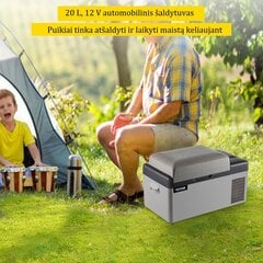 Autopakastin Vevor 20 L, 12/24/220 V hinta ja tiedot | Matkajääkaapit ja kylmälaukut autoon | hobbyhall.fi