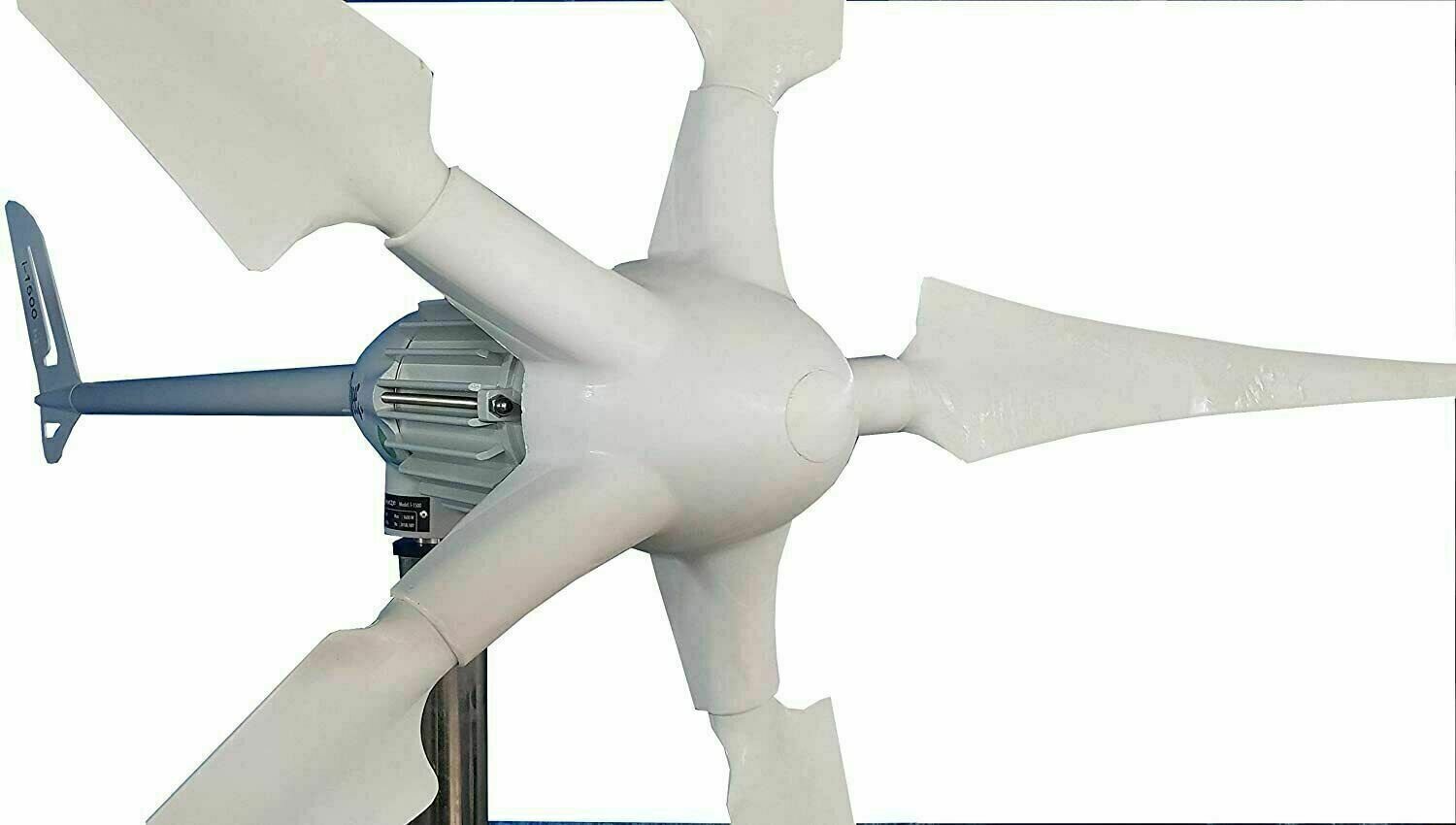 Vaaka-akselinen tuuligeneraattori IstaBreeze® I-2000 W, 48 V, hybridilatausohjaimella, viisi siipeä hinta ja tiedot | Aggregaatit | hobbyhall.fi