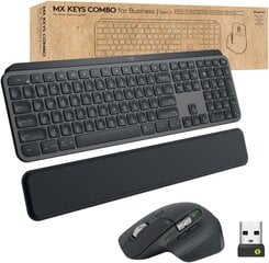 Logitech MX Keys Combo Gen 2 Graphite (920-010933) hinta ja tiedot | Näppäimistöt | hobbyhall.fi