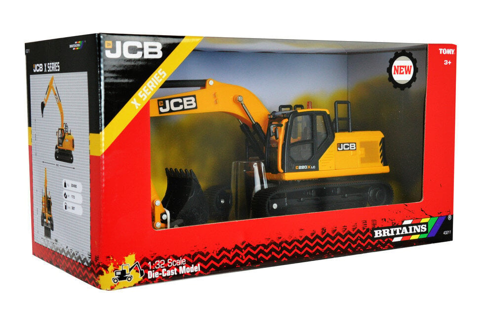 Tomy Britains kaivinkone JCB New Generat.Excav.43211 hinta ja tiedot | Poikien lelut | hobbyhall.fi