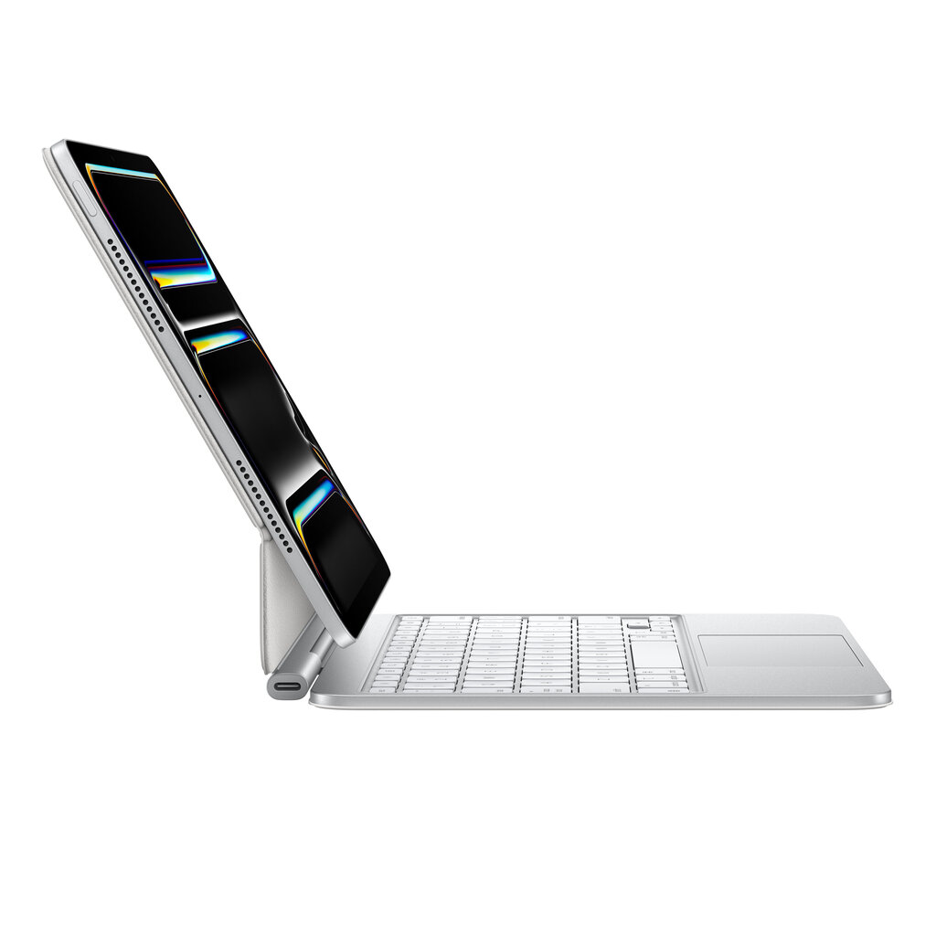 Magic Keyboard for iPad Pro 11-inch (M4) - International English - White MWR03Z/A hinta ja tiedot | Tablettien kotelot ja muut tarvikkeet | hobbyhall.fi