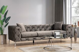 Kolmen istuttava sohva Atelier Del Sofa Como, harmaa hinta ja tiedot | Sohvat ja vuodesohvat | hobbyhall.fi
