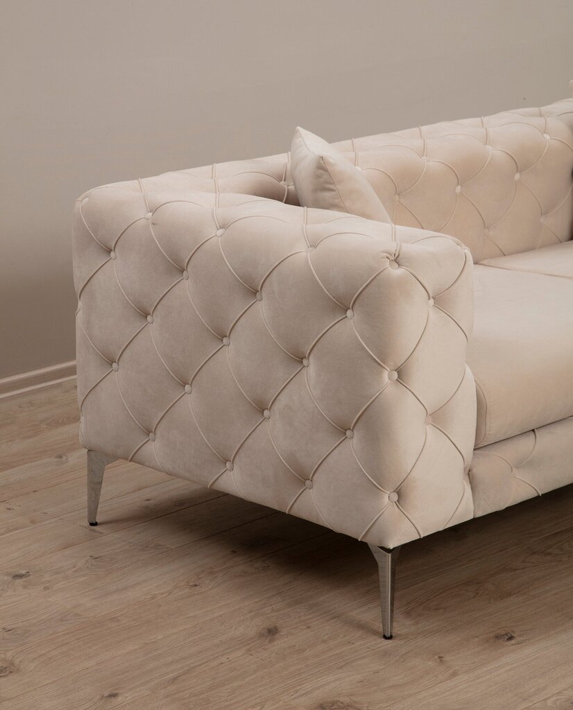 Kolmen istuttava sohva Atelier Del Sofa Como, beige hinta ja tiedot | Sohvat ja vuodesohvat | hobbyhall.fi