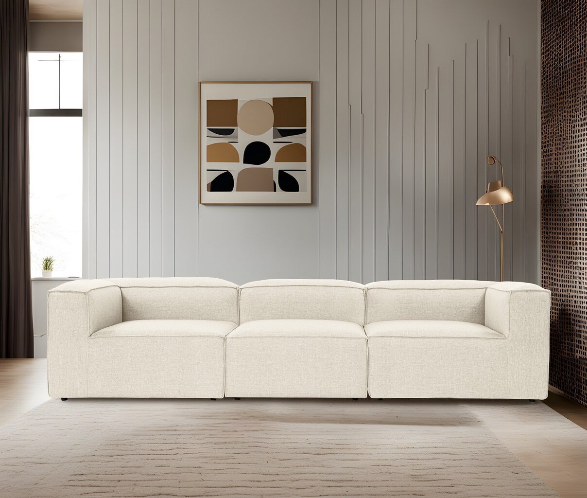 Sohva Atelier Del Sofa Fora, beige hinta ja tiedot | Sohvat ja vuodesohvat | hobbyhall.fi