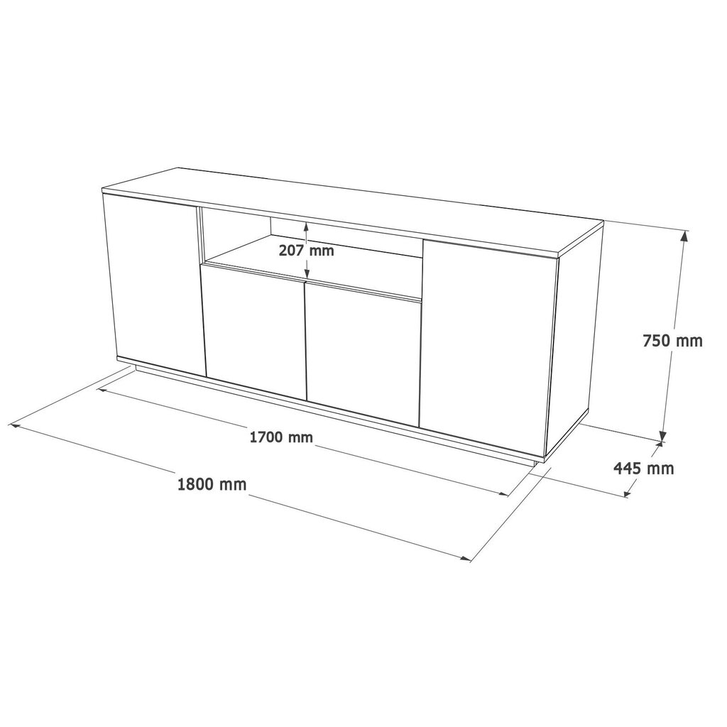 Senkki Asir FR15-AW hinta ja tiedot | Sivupöydät | hobbyhall.fi