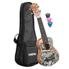 Sopraanoukulele Cascha Art Urban HH 2600 hinta ja tiedot | Kitarat | hobbyhall.fi