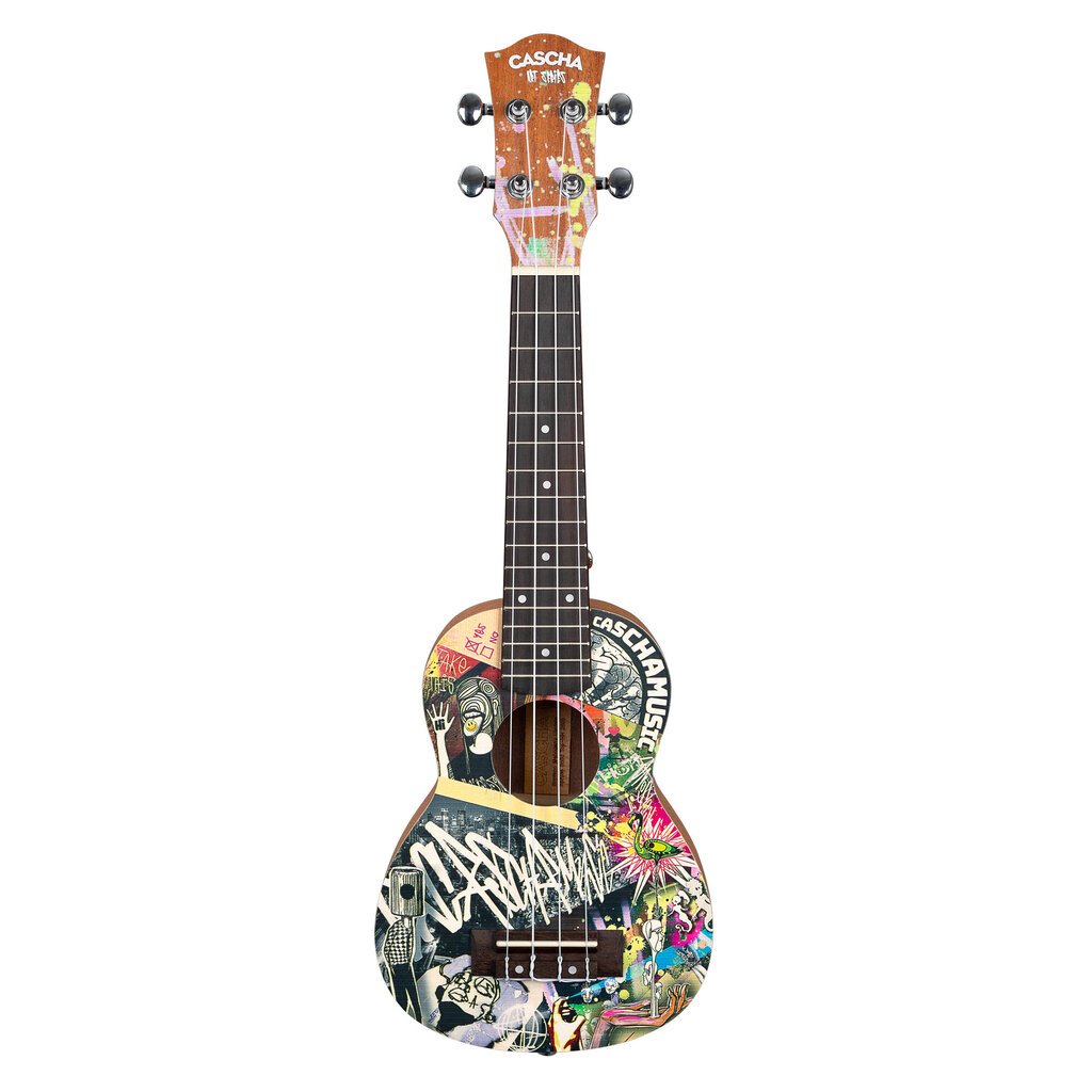 Sopraanoukulele Cascha Art Urban HH 2600 hinta ja tiedot | Kitarat | hobbyhall.fi