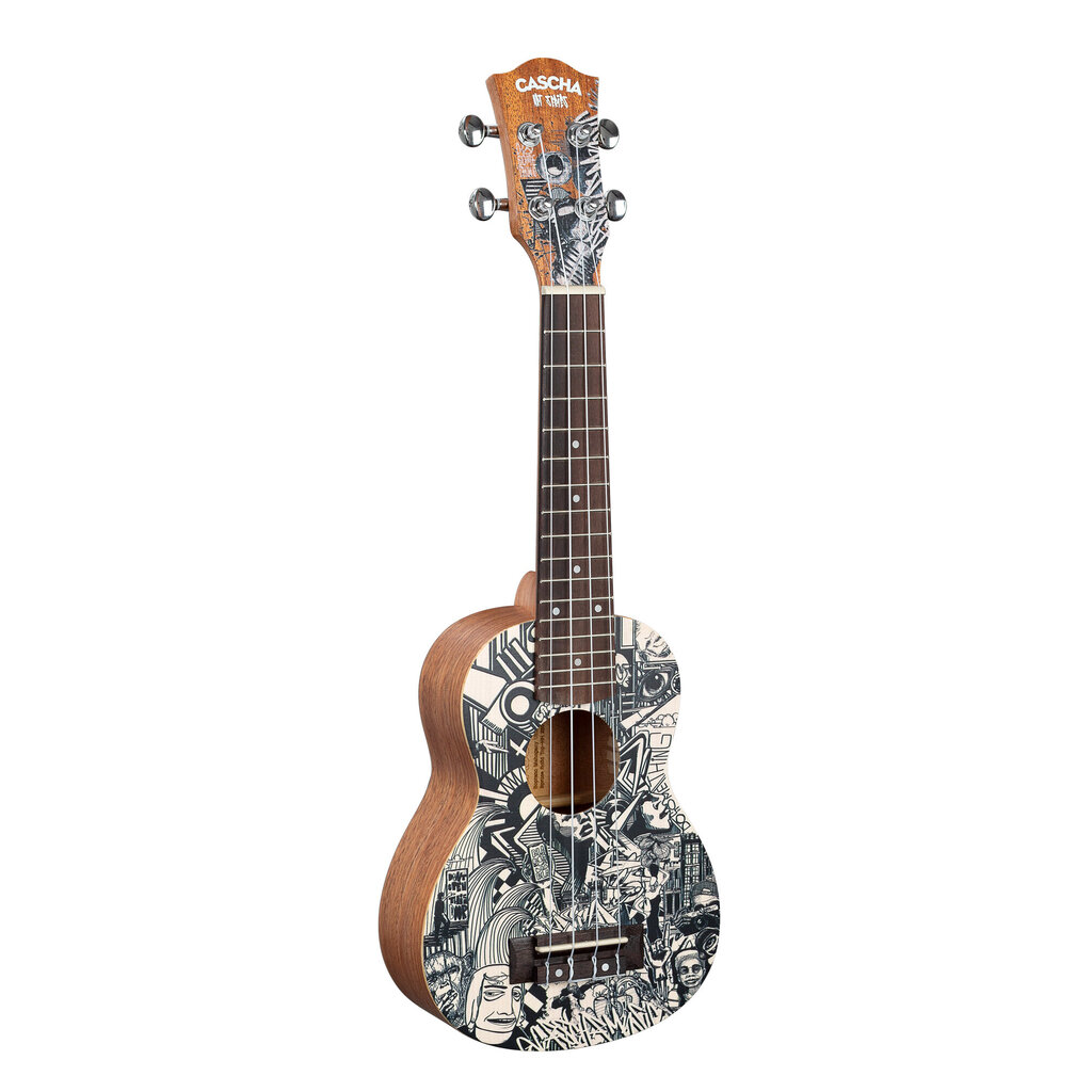 Sopraanoukulele Cascha Art Sketch HH 2601 hinta ja tiedot | Kitarat | hobbyhall.fi