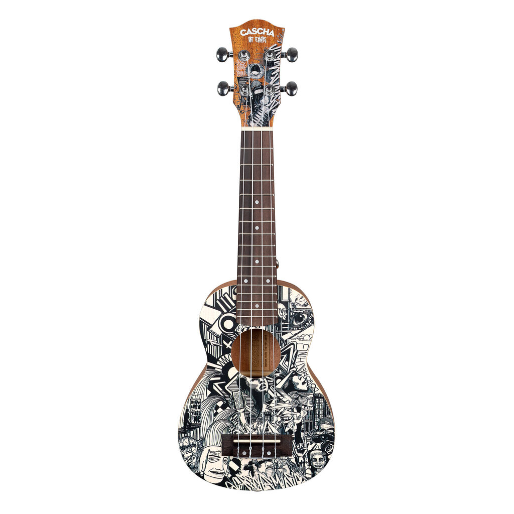 Sopraanoukulele Cascha Art Sketch HH 2601 hinta ja tiedot | Kitarat | hobbyhall.fi