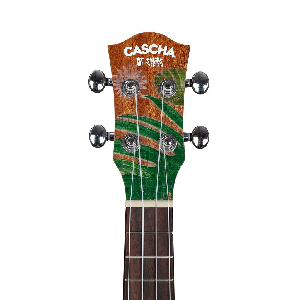 Sopraanoukulele Cascha Art Leafy HH 2602 hinta ja tiedot | Kitarat | hobbyhall.fi