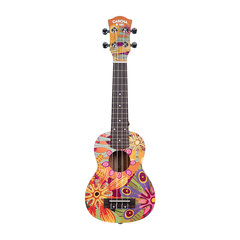 Sopraanoukulele Cascha Art Flowers HH 2603 hinta ja tiedot | Kitarat | hobbyhall.fi