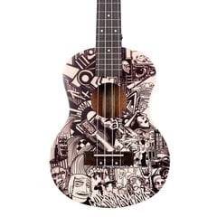 Tenoriukulele Cascha Art Sketch HH 2609 hinta ja tiedot | Kitarat | hobbyhall.fi