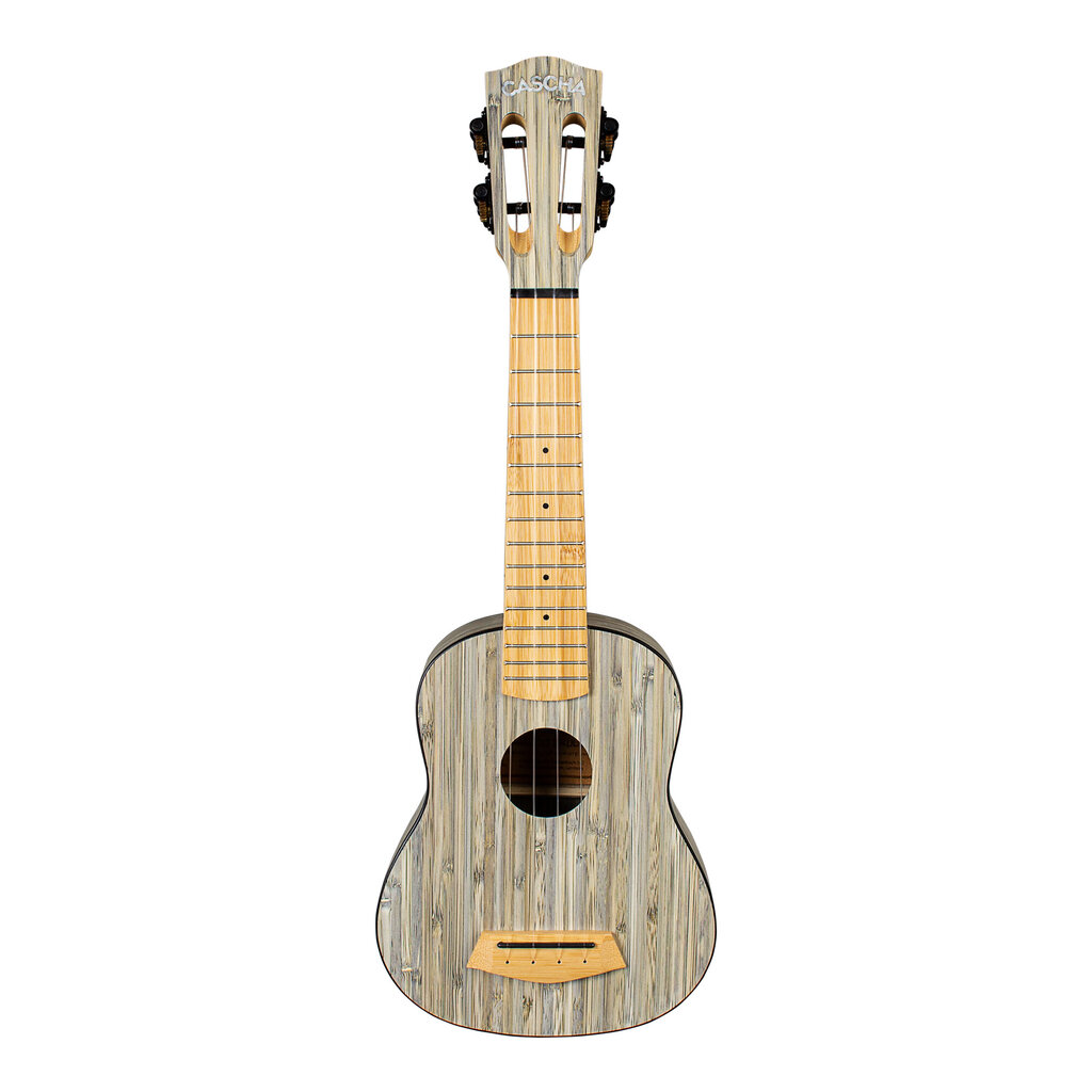 Sopraanoukulele Cascha Bamboo Graphite HH 2315 hinta ja tiedot | Kitarat | hobbyhall.fi