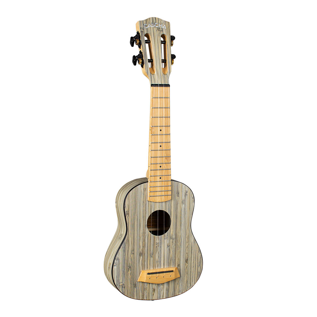 Sopraanoukulele Cascha Bamboo Graphite HH 2315 hinta ja tiedot | Kitarat | hobbyhall.fi