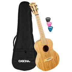 Tenoriukulele Cascha Bamboo Natural HH 2314 hinta ja tiedot | Kitarat | hobbyhall.fi