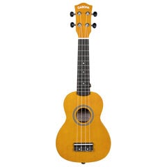 Sopraanoukulele Cascha Linden keltainen HH 3964 hinta ja tiedot | Kitarat | hobbyhall.fi