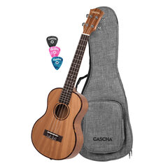 Tenoriukulele vasenkätisille Cascha Mahogany HH 2048L hinta ja tiedot | Kitarat | hobbyhall.fi