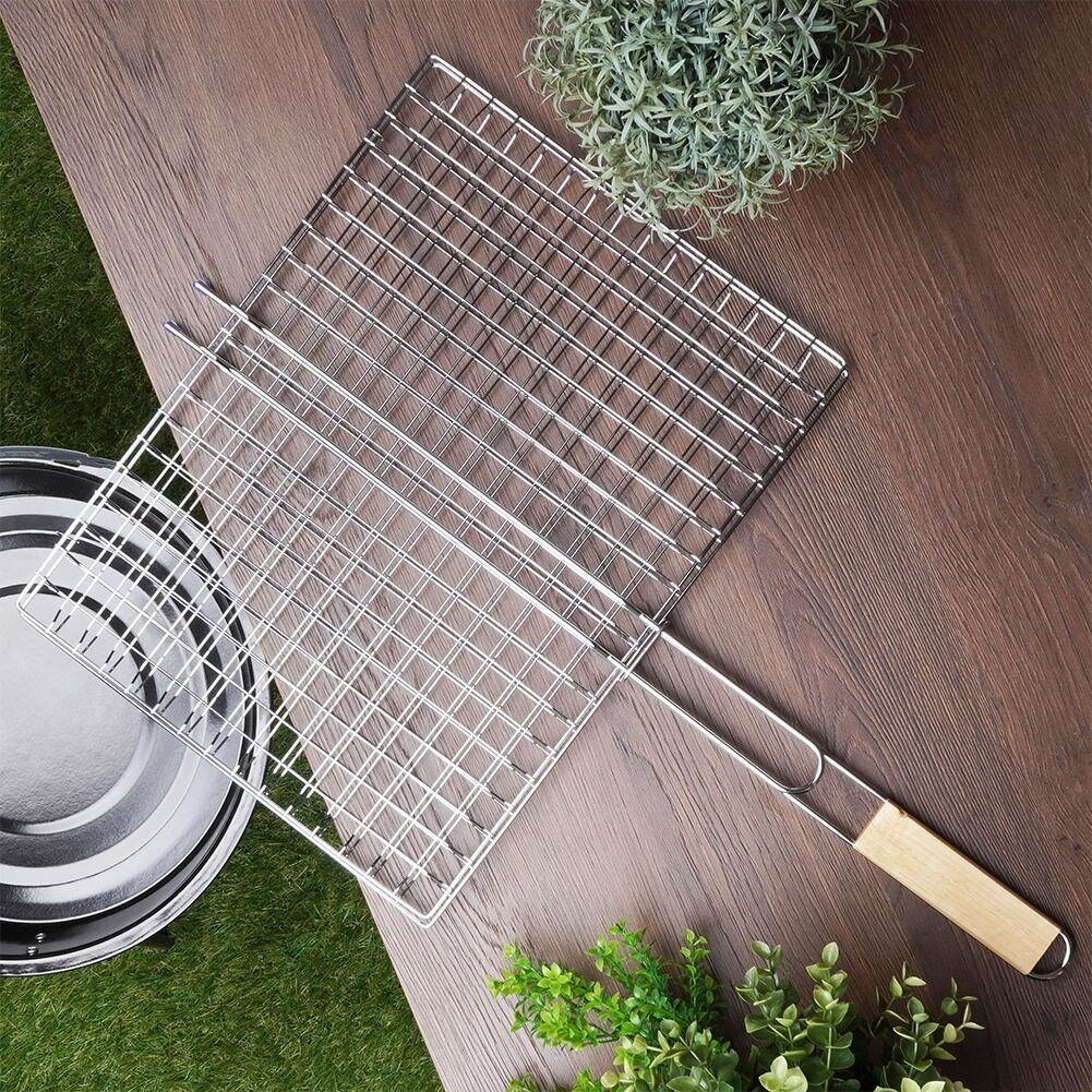 BBQ metallinen grilliritilä 35x63,5 cm hinta ja tiedot | Grillitarvikkeet ja -välineet | hobbyhall.fi