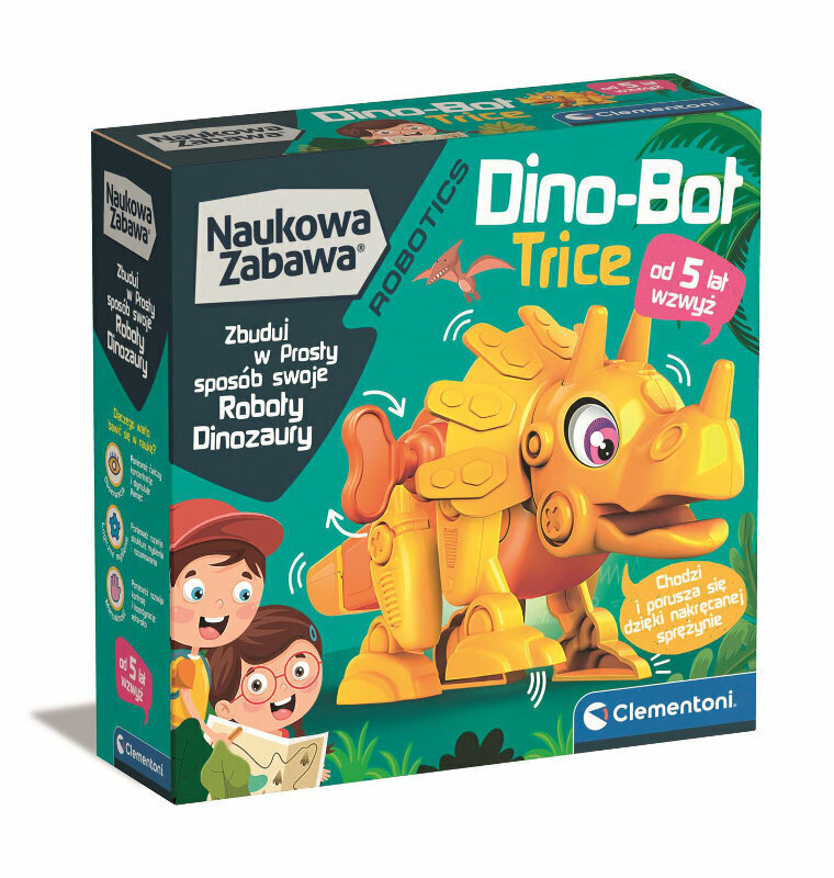 Clementoni Dino-Bot Triceratops hinta ja tiedot | Poikien lelut | hobbyhall.fi