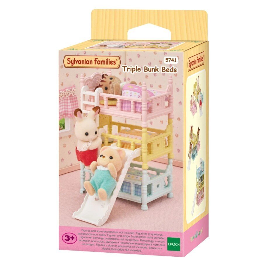 Sylvanian kolmen hengen sänky hinta ja tiedot | Tyttöjen lelut | hobbyhall.fi