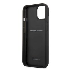 FEHCP13MFCABK Ferrari Real Carbon Hard Case for iPhone 13 Black hinta ja tiedot | Puhelimen kuoret ja kotelot | hobbyhall.fi