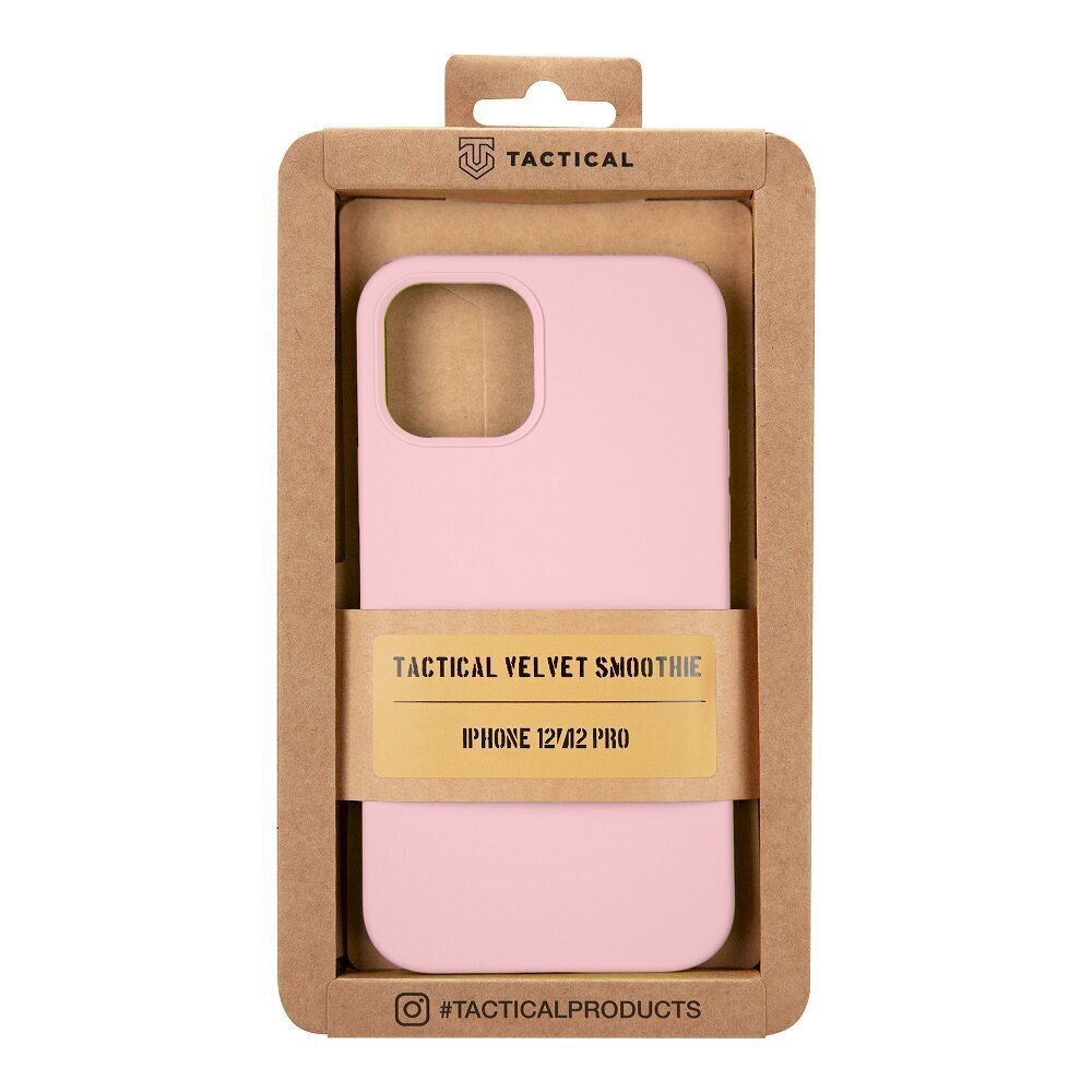 Tactical Velvet Smoothie Suojakuori Apple iPhone 12/12 Pro Pink Panther hinta ja tiedot | Puhelimen kuoret ja kotelot | hobbyhall.fi