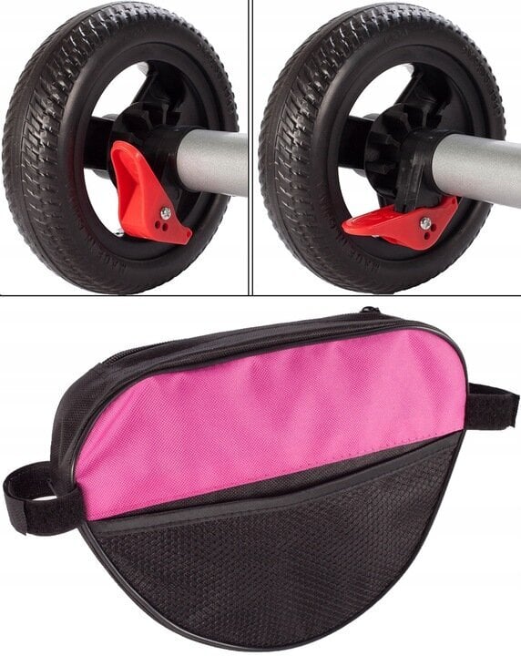 Monikäyttöinen push-kolmipyörä MalPlay Pink, pinkki hinta ja tiedot | Kolmipyörät | hobbyhall.fi
