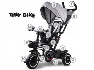 Monitoiminen push-kolmipyörä Tiny Bike 3in1, harmaa hinta ja tiedot | Tiny Bike Lapset | hobbyhall.fi