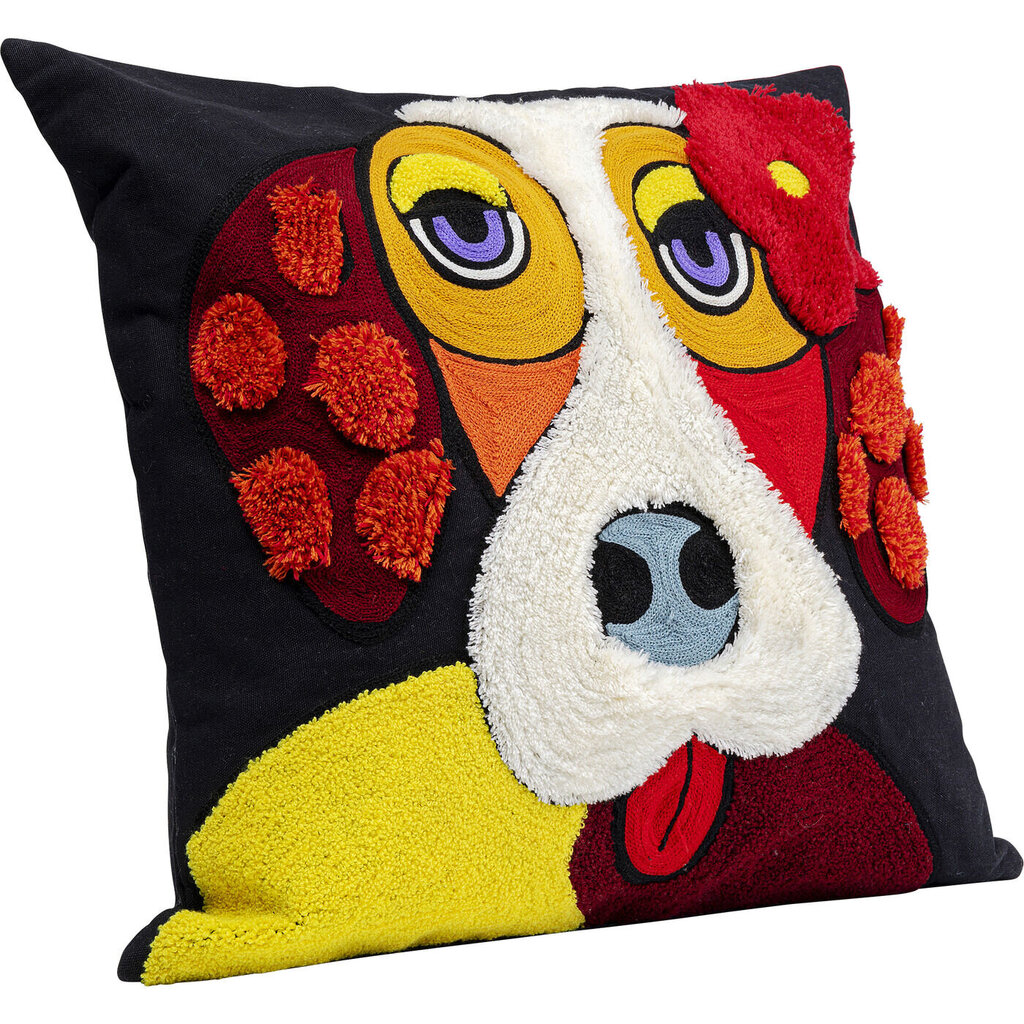 Pehmustetyyny Make Up Dog 45x45cm hinta ja tiedot | Istuintyynyt, pehmusteet ja päälliset | hobbyhall.fi