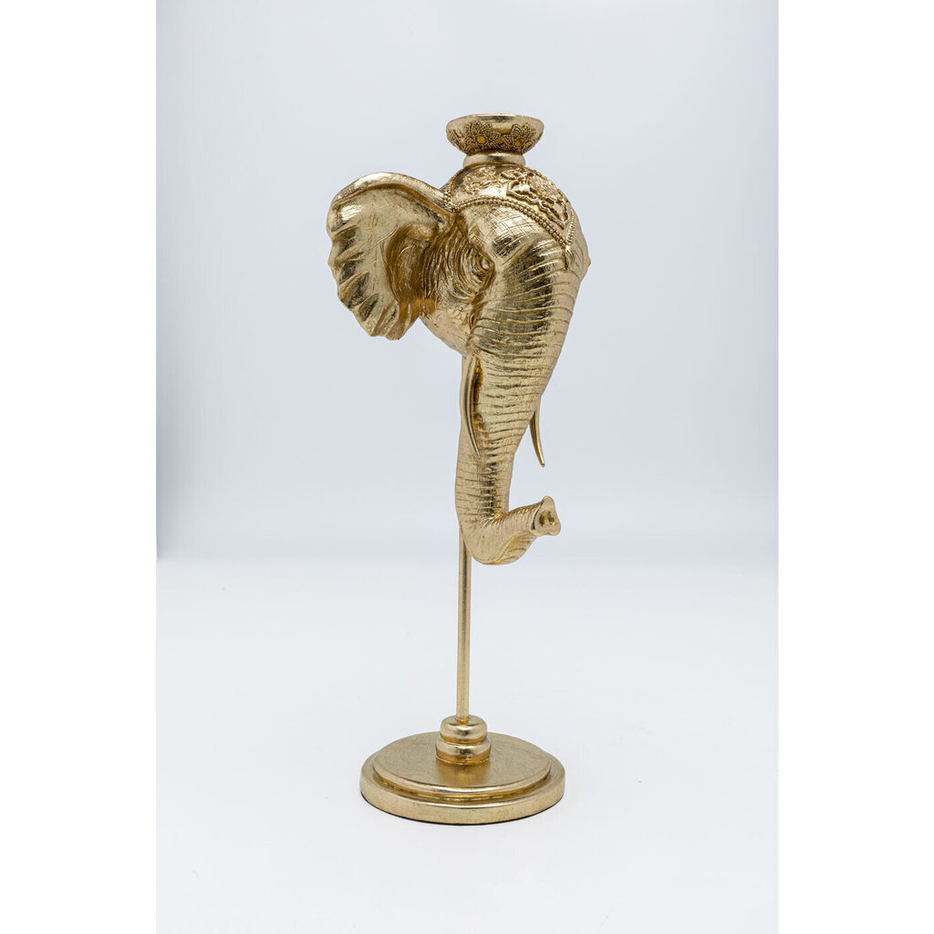 Kynttilänjalka Elephant Head Gold 49cm hinta ja tiedot | Kynttilät ja kynttilänjalat | hobbyhall.fi