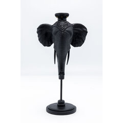 Kynttilänjalka Elephant Head Black 49cm hinta ja tiedot | Kynttilät ja kynttilänjalat | hobbyhall.fi