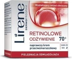 Lirene Retinol Nourishing 70 korjaava ja ryppyjä estävä päivävoide, 50 ml hinta ja tiedot | Kasvovoiteet | hobbyhall.fi