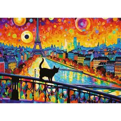 Puzzle Trefl Cat Pariisissa, 1000p. hinta ja tiedot | Palapelit | hobbyhall.fi